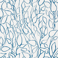 Schumacher Solandra Vine Navy Wallpaper 5010073