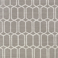 Schumacher Modern Trellis Sisal Charcoal Wallpaper 5010101