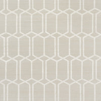 Schumacher Modern Trellis Hemp Shimmer Moonstone Wallpaper 5010110