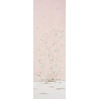 Schumacher Chinois Palais Vinyl Panel Blush Wallpaper 5010160