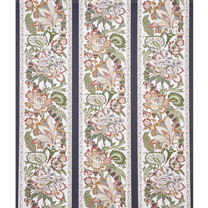 Schumacher Anjou Stripe Saffron Wallpaper Sample 5010172