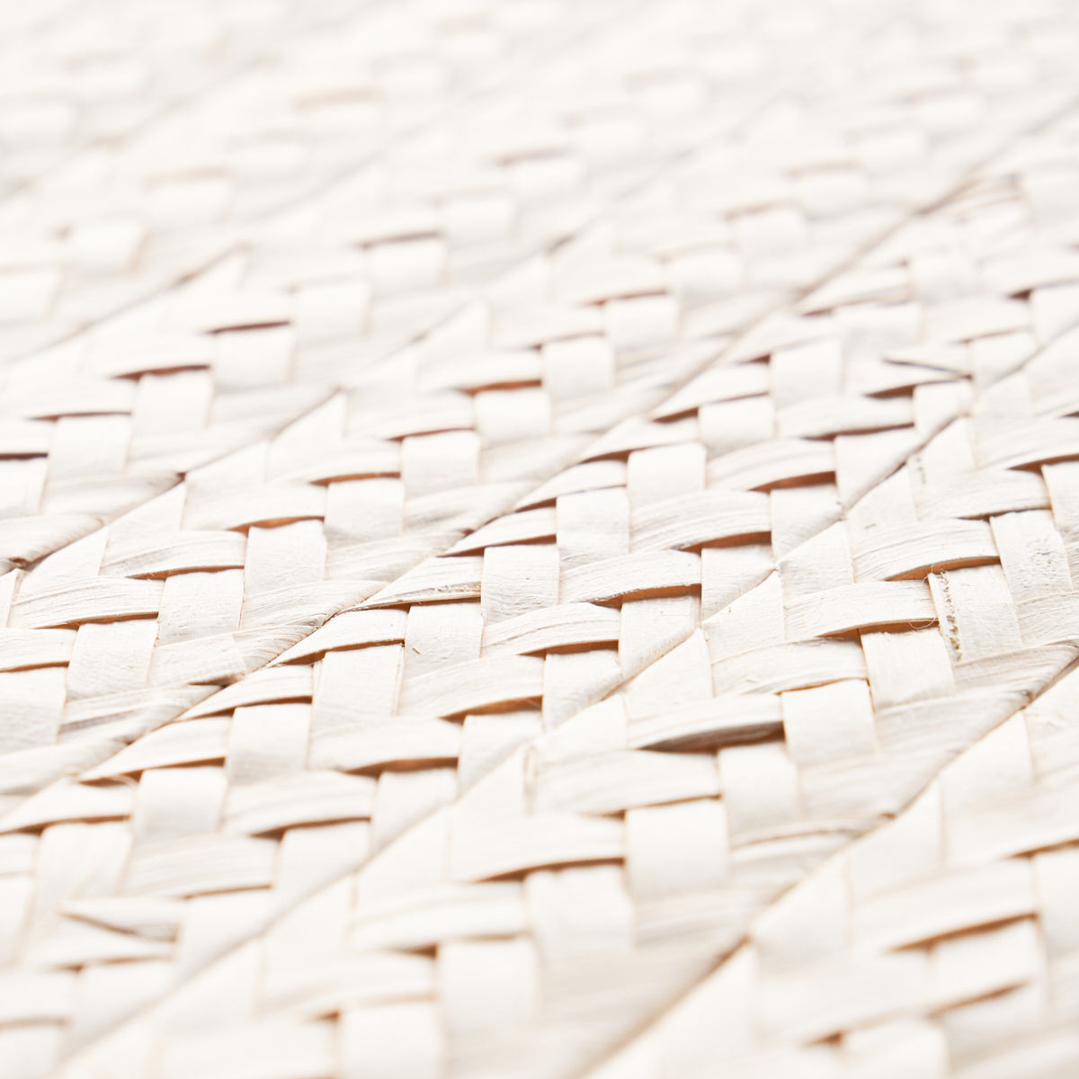 Schumacher Braided Buri Ivory Wallpaper Sample 5010191