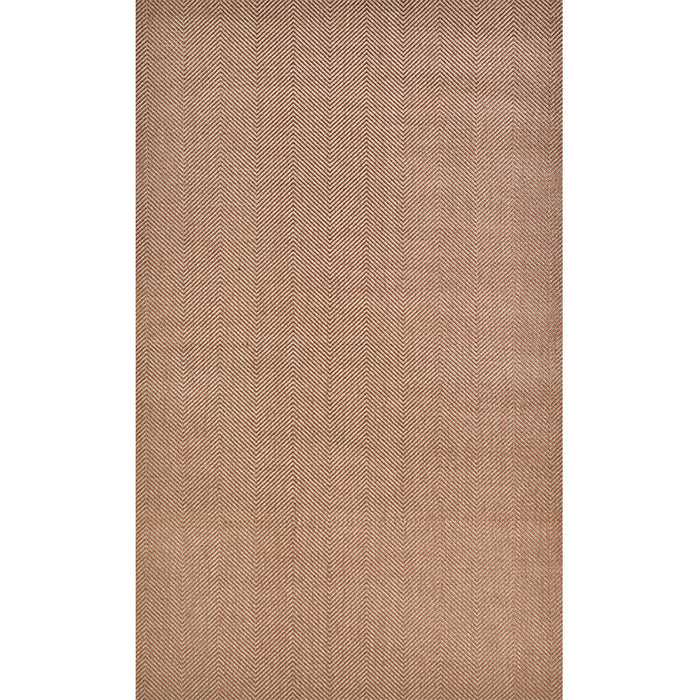 Schumacher Herringbone Paperweave Brown Wallpaper Sample 5010231