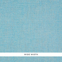 Schumacher Herringbone Paperweave Sky Wallpaper 5010234