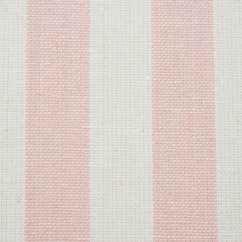 Schumacher Linen Stripe Blush Wallpaper Sample 5010250