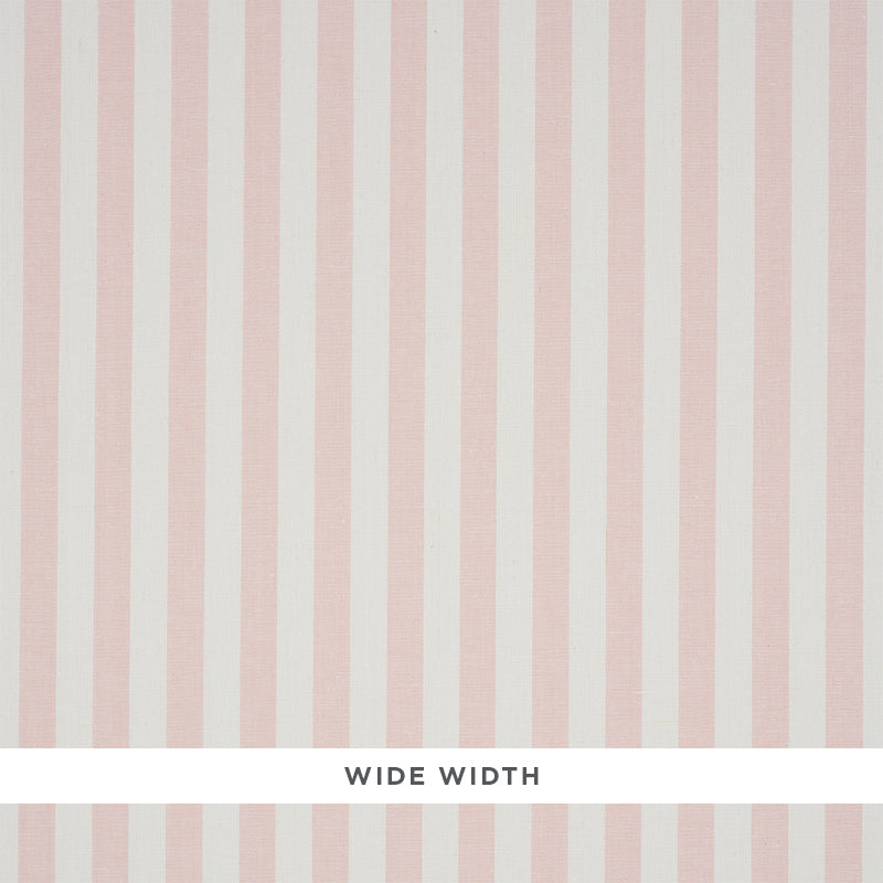 Schumacher Linen Stripe Blush Wallpaper Sample 5010250