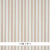 Schumacher Linen Stripe Sand Wallpaper 5010251