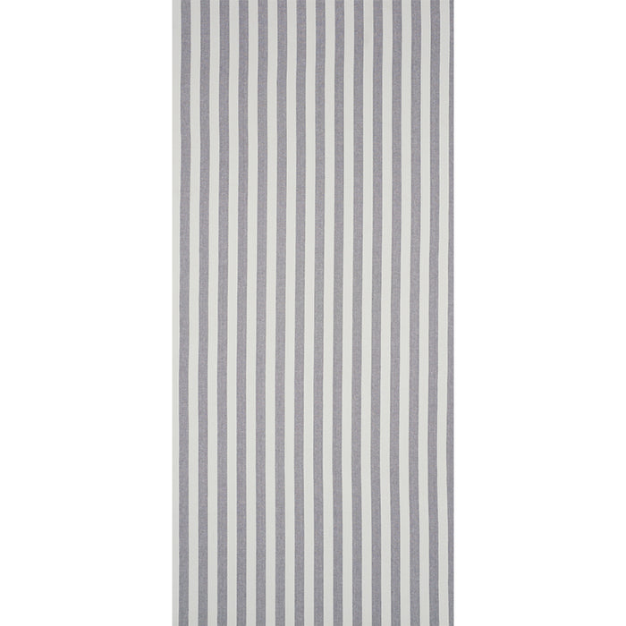 Schumacher Linen Stripe Grey Wallpaper Sample 5010252