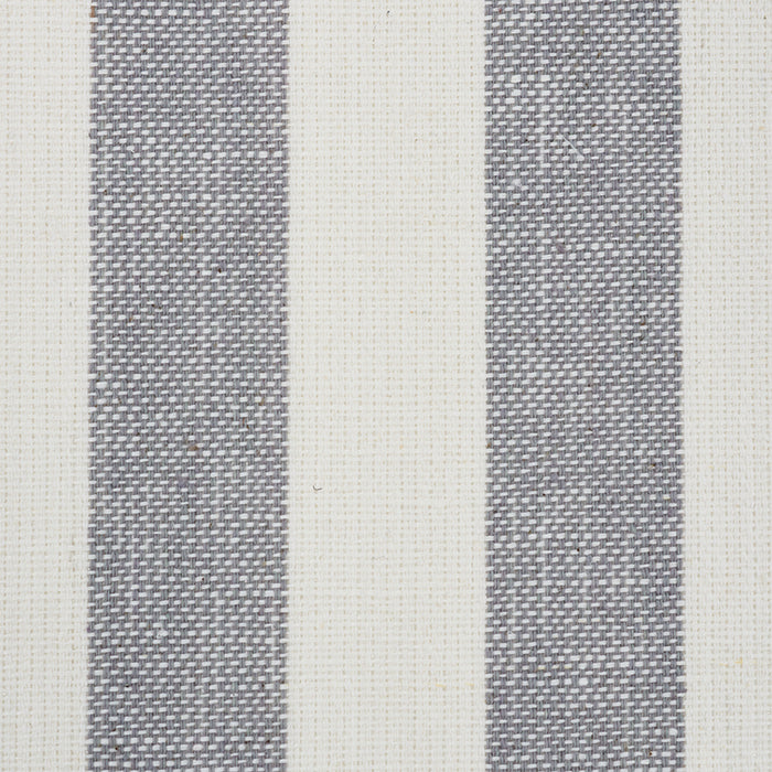 Schumacher Linen Stripe Grey Wallpaper Sample 5010252