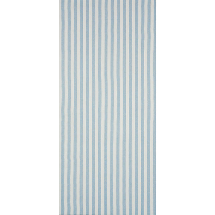 Schumacher Linen Stripe Sky Wallpaper Sample 5010253