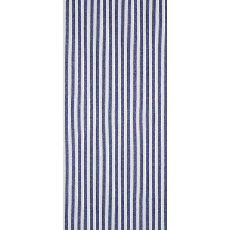 Schumacher Linen Stripe Indigo Wallpaper Sample 5010254