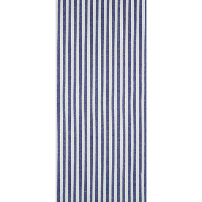 Schumacher Linen Stripe Indigo Wallpaper Sample 5010254