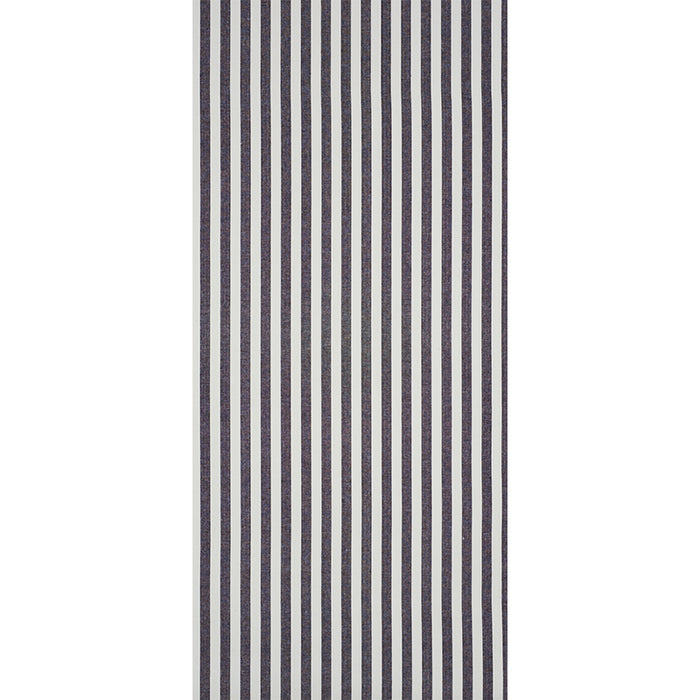 Schumacher Linen Stripe Black Wallpaper Sample 5010255