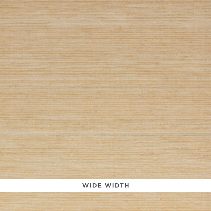 Schumacher Silk Strie Parchment Wallpaper Sample 5010270