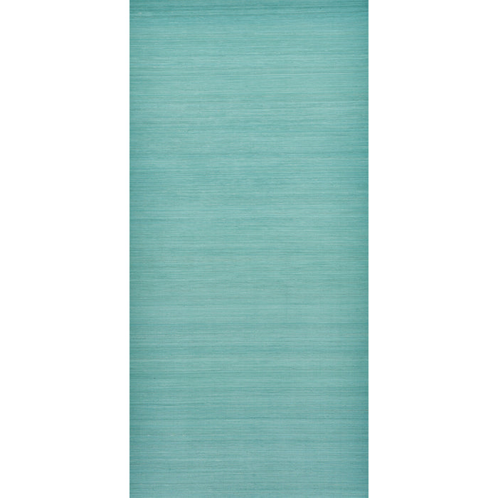Schumacher Silk Strie Aqua Wallpaper Sample 5010273