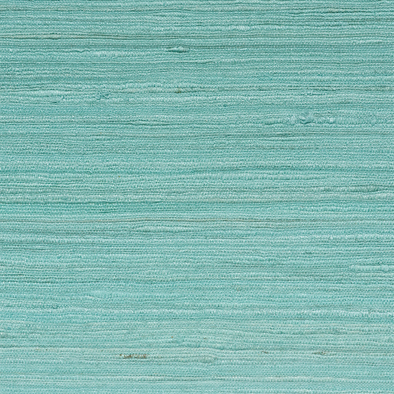 Schumacher Silk Strie Aqua Wallpaper Sample 5010273
