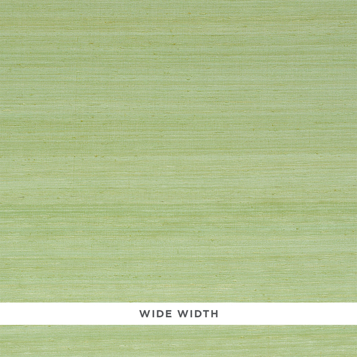Schumacher Silk Strie Leaf Wallpaper Sample 5010274