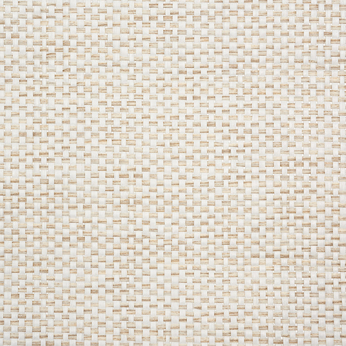 Schumacher Tonal Paperweave Ivory Wallpaper 5010290