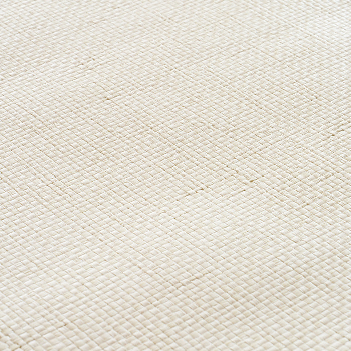 Schumacher Tonal Paperweave White Wallpaper 5010295