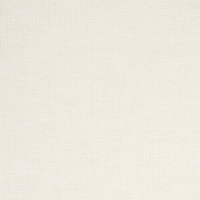 Schumacher Tonal Paperweave White Wallpaper Sample 5010295