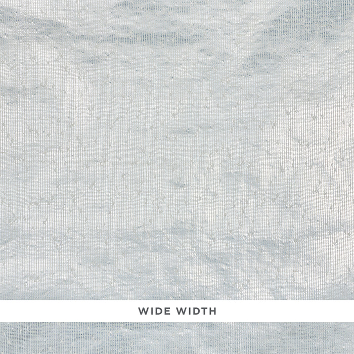 Schumacher Open Linen Weave Silver Wallpaper Sample 5010300