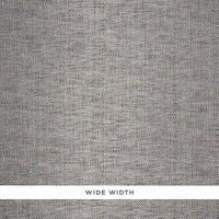 Schumacher Metal Paperweave Charcoal Wallpaper 5010310