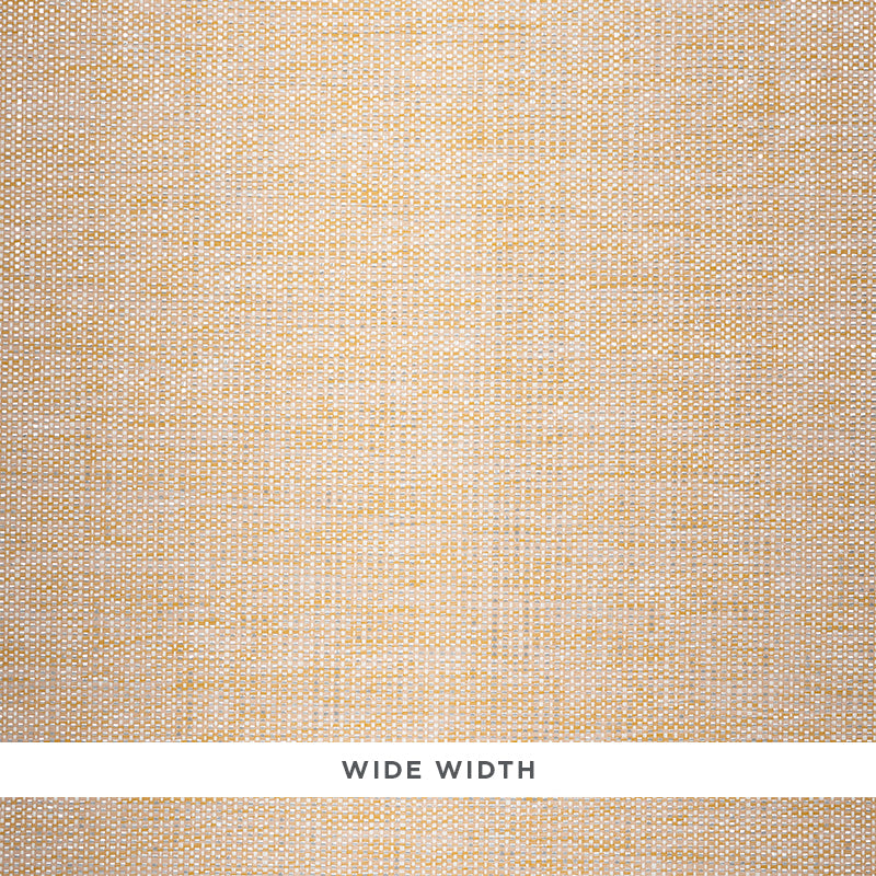 Schumacher Metal Paperweave Sand Wallpaper Sample 5010312