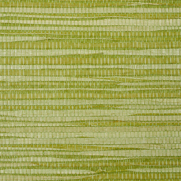 Schumacher Dyed Raffia Leaf Wallpaper Sample 5010343