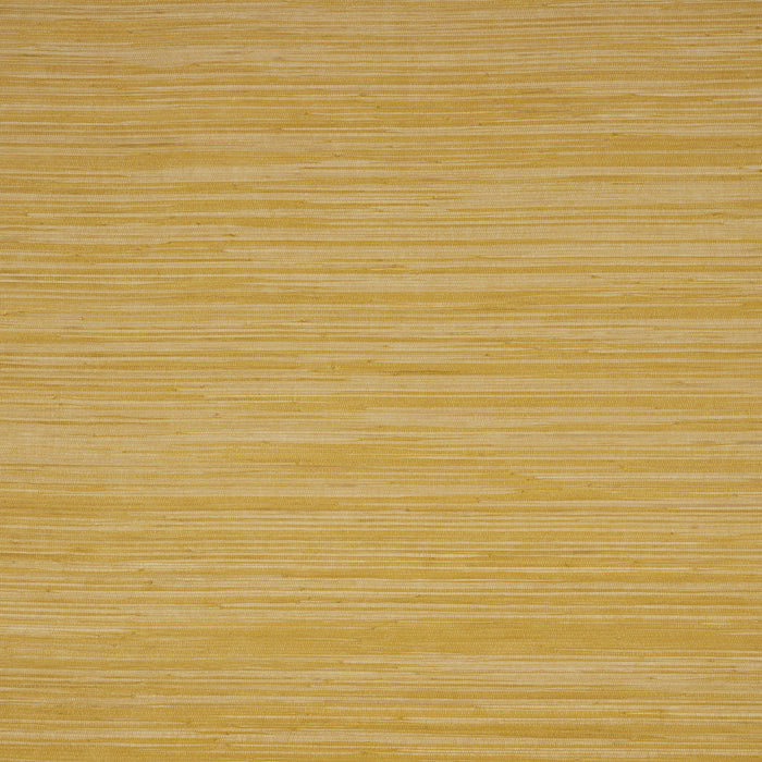Schumacher Dyed Raffia Yellow Wallpaper Sample 5010344