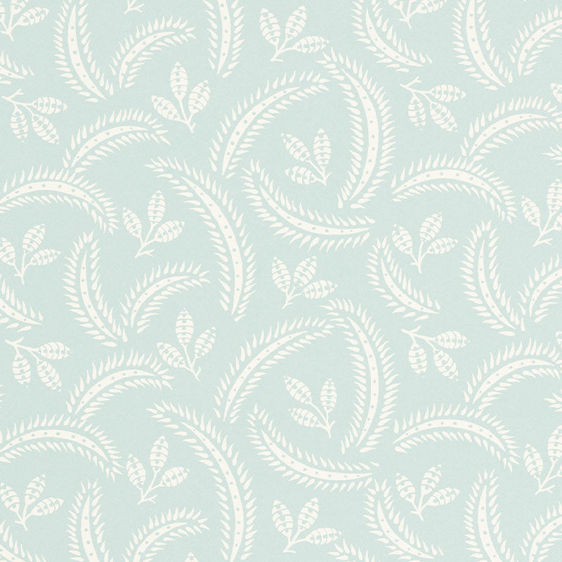 Schumacher Delia Sky Wallpaper Sample 5010351