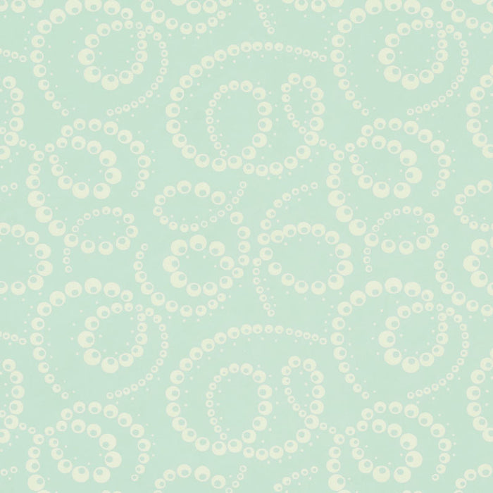 Schumacher Dorian Seafoam Wallpaper Sample 5010362