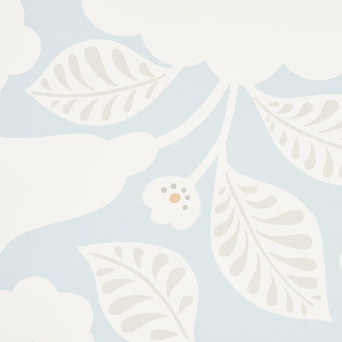 Schumacher Jackie Sky Wallpaper Sample 5010371