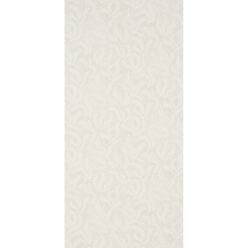 Schumacher Etched Fern Natural Wallpaper Sample 5010380