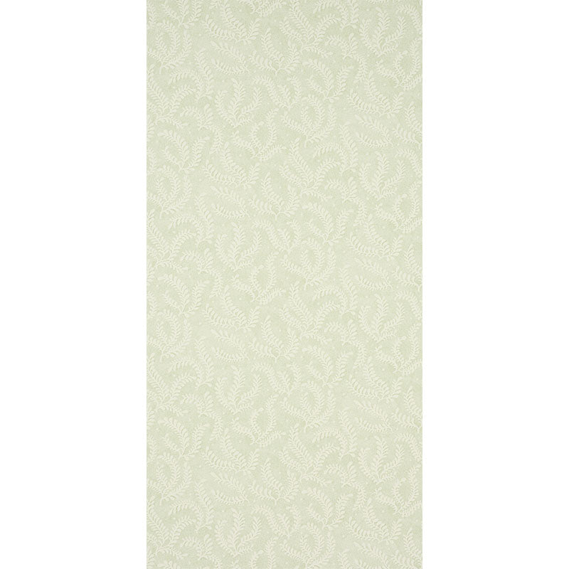 Schumacher Etched Fern Leaf Wallpaper Sample 5010381