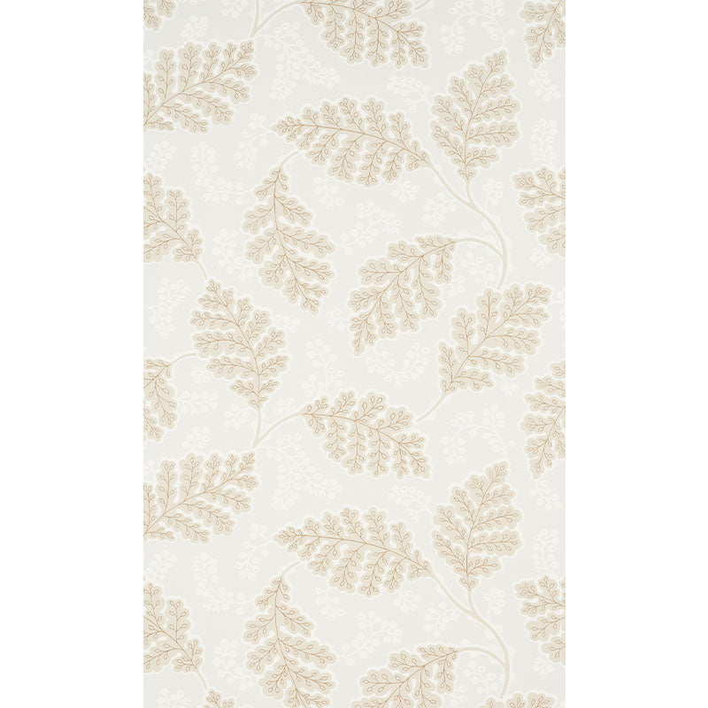 Schumacher Estelle Neutral Wallpaper Sample 5010390