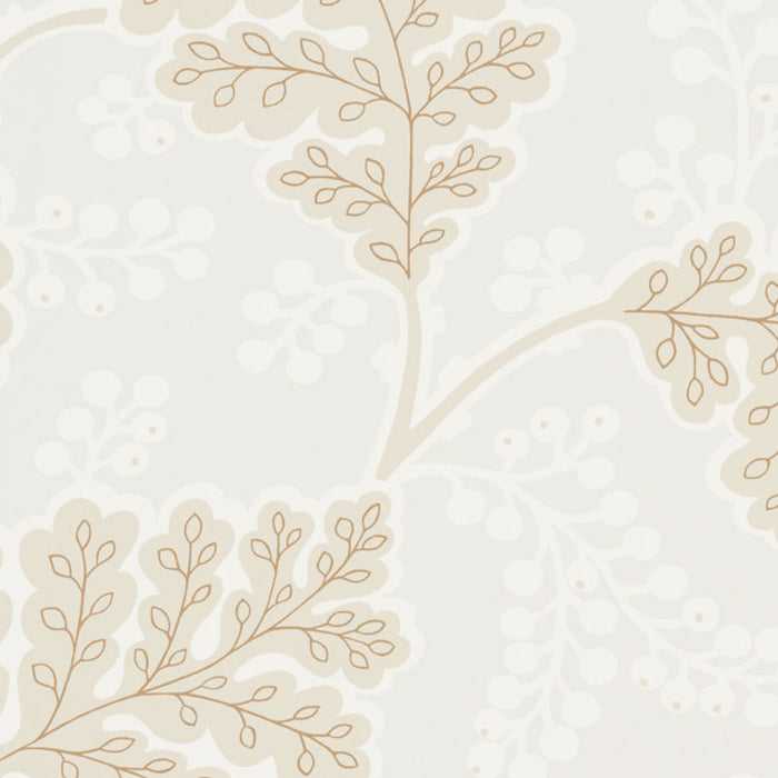 Schumacher Estelle Neutral Wallpaper Sample 5010390