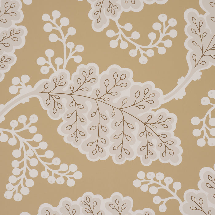 Schumacher Estelle Ochre Wallpaper 5010393