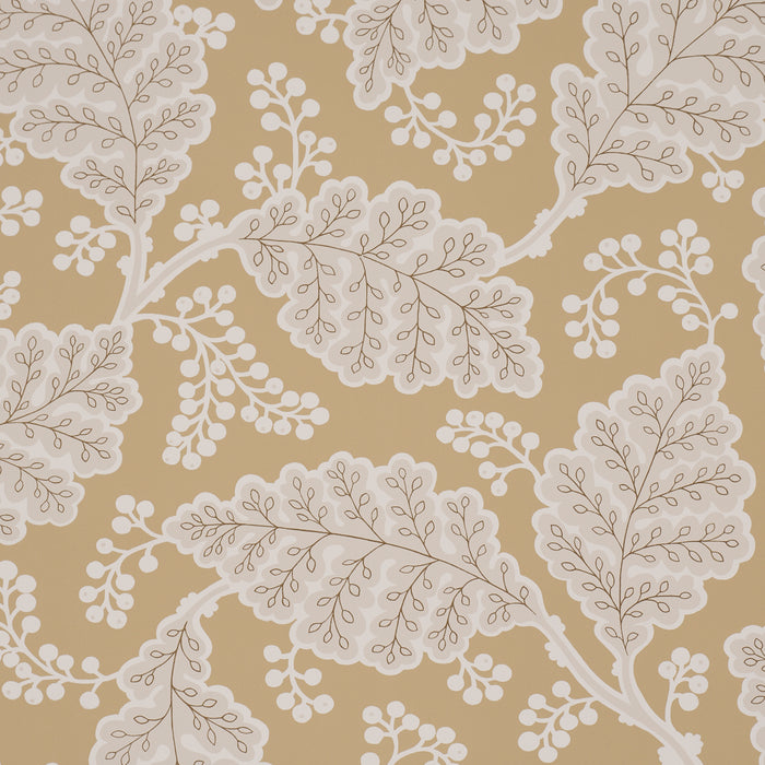 Schumacher Estelle Ochre Wallpaper 5010393