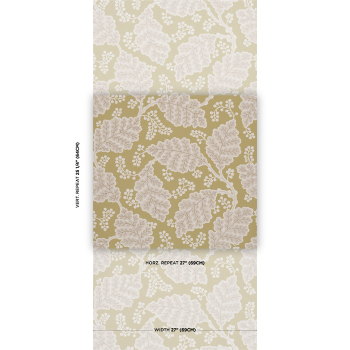 Schumacher Estelle Sage Wallpaper 5010394