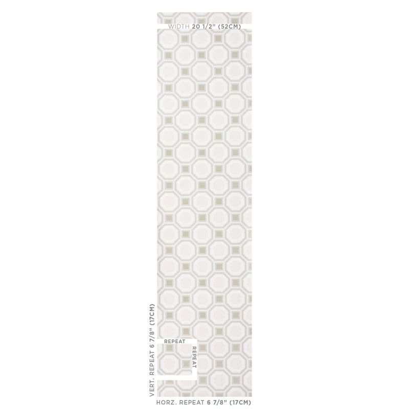 Schumacher Hanover Quartz Wallpaper Sample 5010430