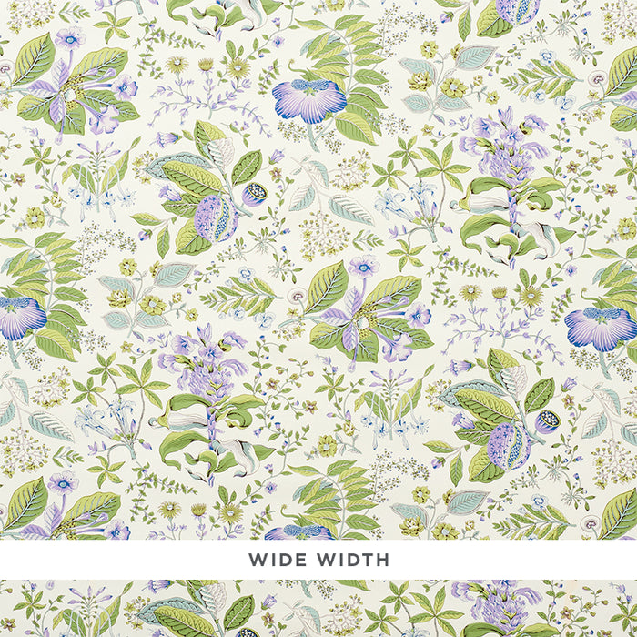 Schumacher Pomegranate Botanical Purple Wallpaper Sample 5010440