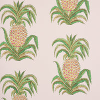 Schumacher Pineapples Blush Wallpaper 5010451