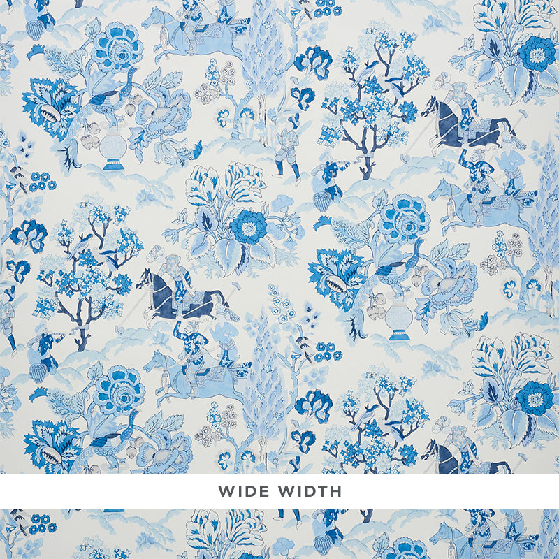 Schumacher Persian Lancers Porcelain Wallpaper 5010461