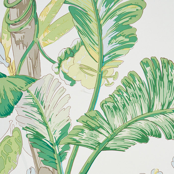 Schumacher Tropique Citron Wallpaper Sample 5010480