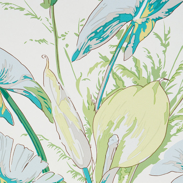 Schumacher Tropique Citron Wallpaper Sample 5010480