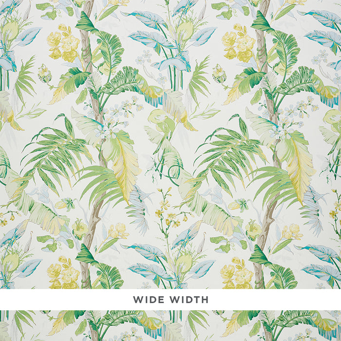 Schumacher Tropique Citron Wallpaper Sample 5010480