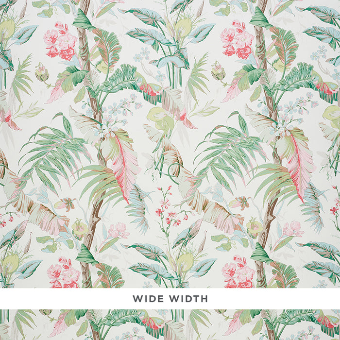 Schumacher Tropique Blush Wallpaper Sample 5010481