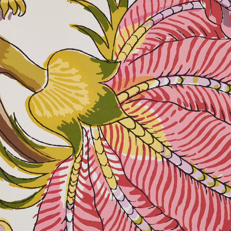Schumacher Indian Arbre Spring Wallpaper Sample 5010491