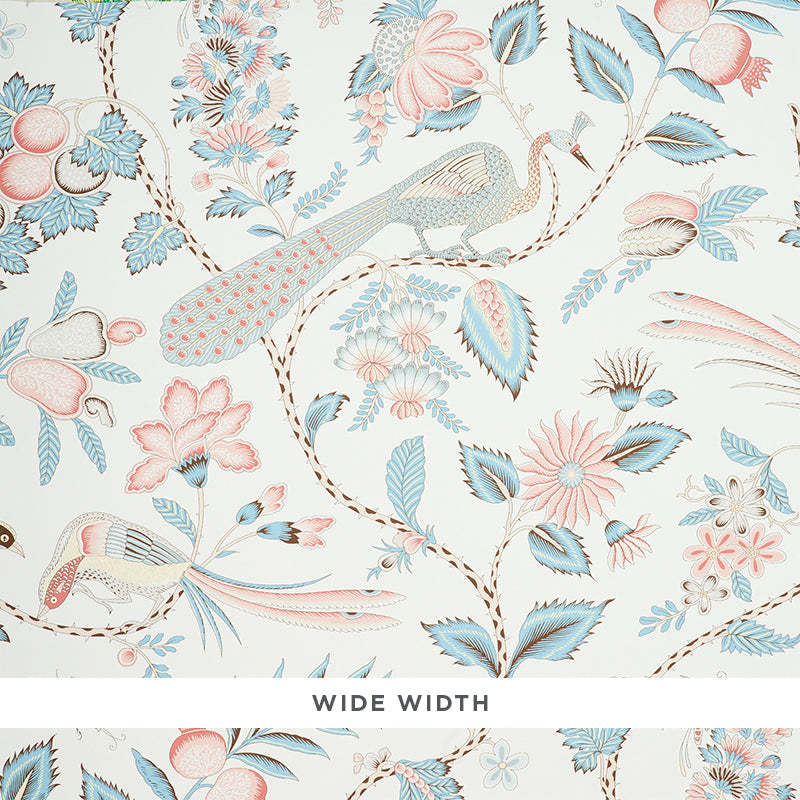 Schumacher Campagne Peacock & Rouge 5010512 Wallpaper | 40% Off (Samples)