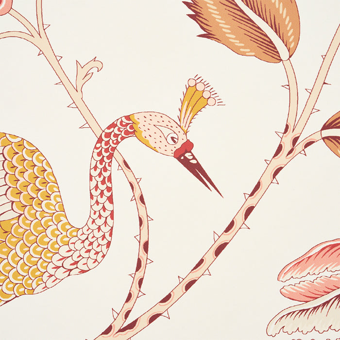 Schumacher Campagne Rose & Ochre Wallpaper Sample 5010513